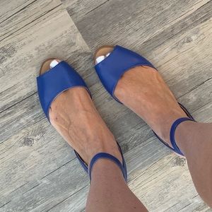 Steve Madden Ankle Flats in Blue